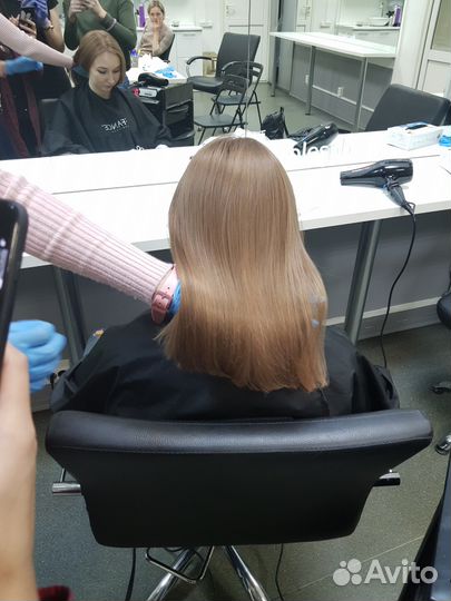 Кератиновое выпрямление, ботокс для волос, ламинир