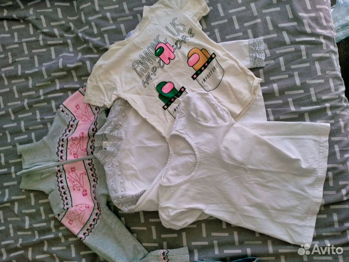 Одежда для девочки пакетом 128