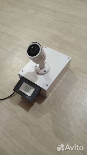 Уличный комплект видеонаблюдения для стройки