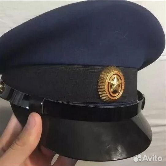 Фуражка офисная синяя