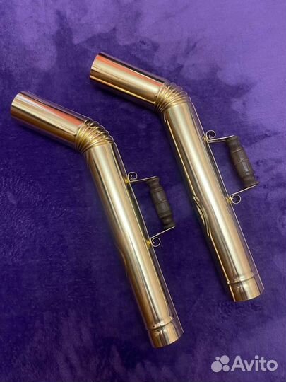 Труба на самовар латунь