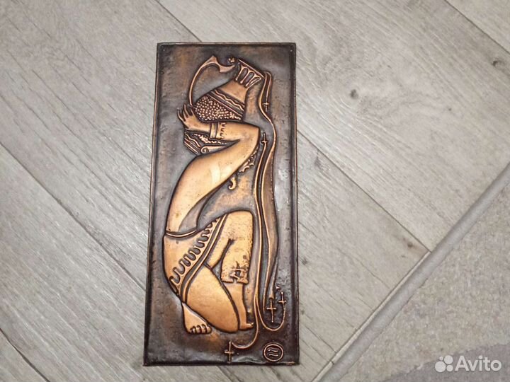 Картина медная чеканка СССР