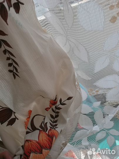 Шторы +тюль на окно 3м