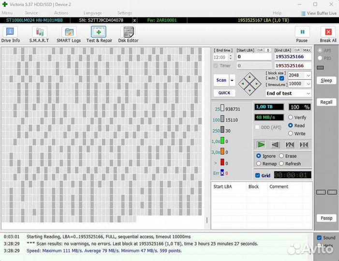 Жесткий диск для ноутбука Samsung ST1000LM024 1 тб