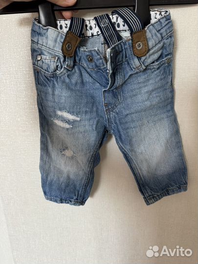 Джинсы для мальчика 68 р