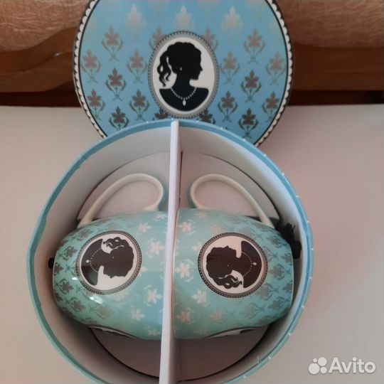 Чайная пара Силуэт новая