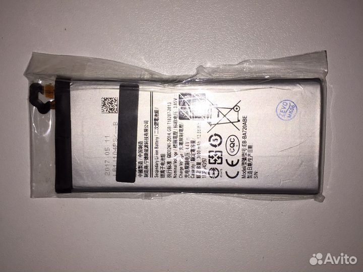 Аккумулятор для Samsung A7 EB-BA720ABE