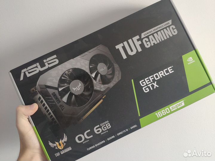 Коробка от видеокарты GTX 1660 super