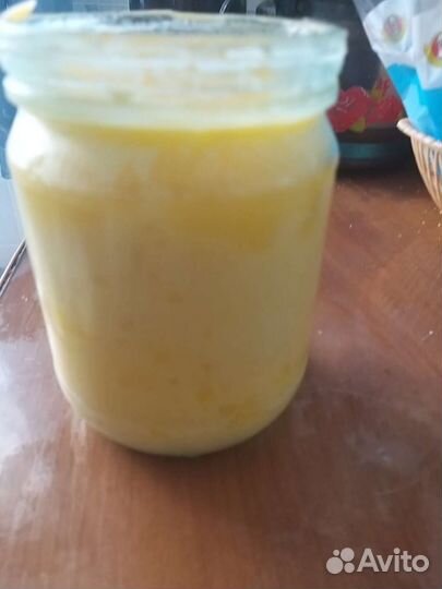 Масло топлёное, масло сливочное домашнее