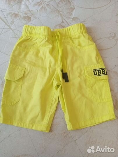 Шорты желтые