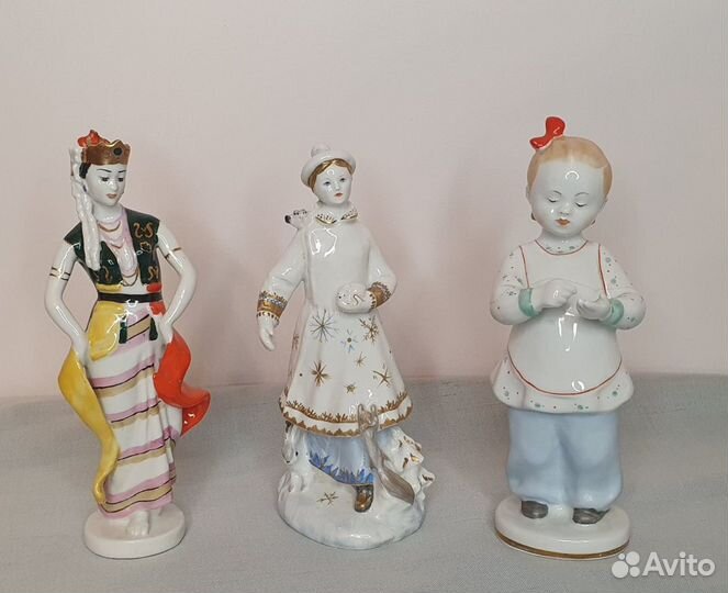Статуэтки Лфз Лфзи Песочное Дулево СССР фарфор