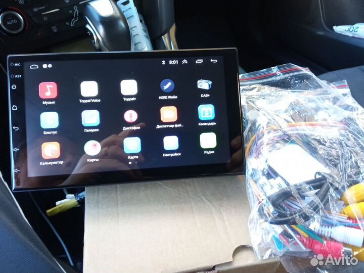 2DIN магнитола,Android,1/16 Гб,GPS,сенсор, новая