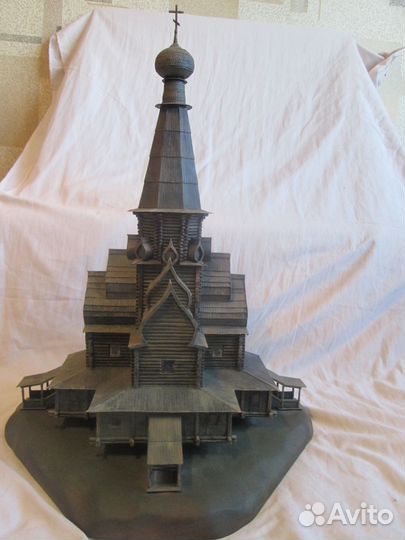 Макет Церкви Успенской 1674г. Описание ниже