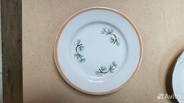 Тарелки фарфор СССР много