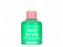 Juicy Kitten, очищающая сыворотка с зеленым эффект