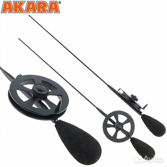 Удочка зимняя Akara Leader N c катушкой под кивок