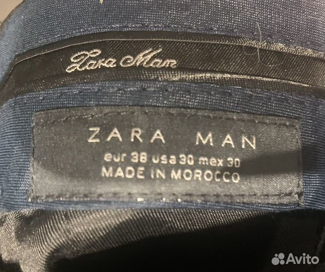 Костюм черный Zara пиджак и брюки