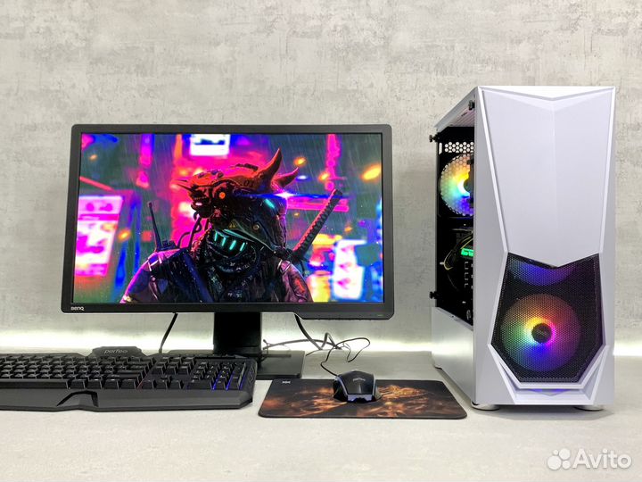 Игровой пк Ryzen 5 3600, GTX 1080 +Монитор 144гц