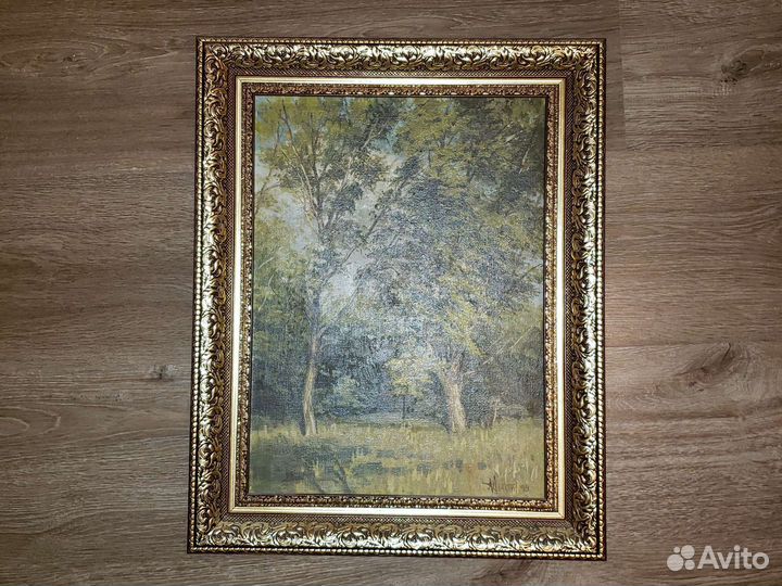 Картина маслом на холсте пейзаж Мочалин