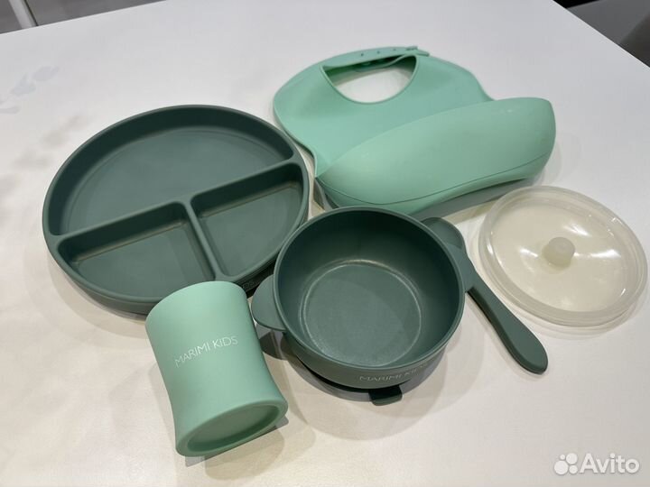 Силиконовая детская посуда marimi