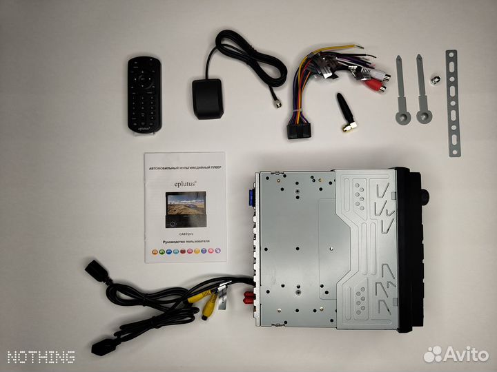 Магнитола 1 Din андройд c выдвижным дисплеем