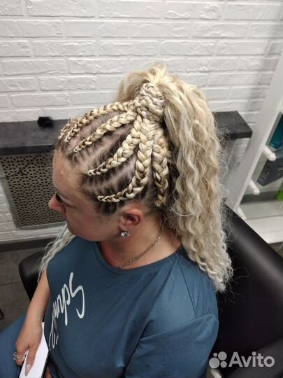 Афролоконы, афронаращивание, де косы, косы