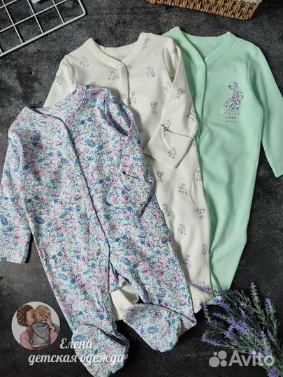 Mothercare слипы комбинезоны для девочки 68