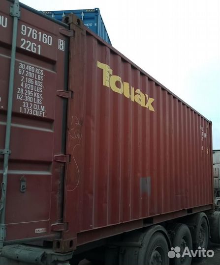 Морской контейнер 20 футов бу в Санкт-Петербурге