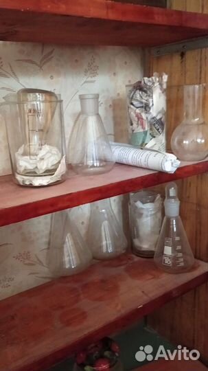 Химические колбы,мензурки