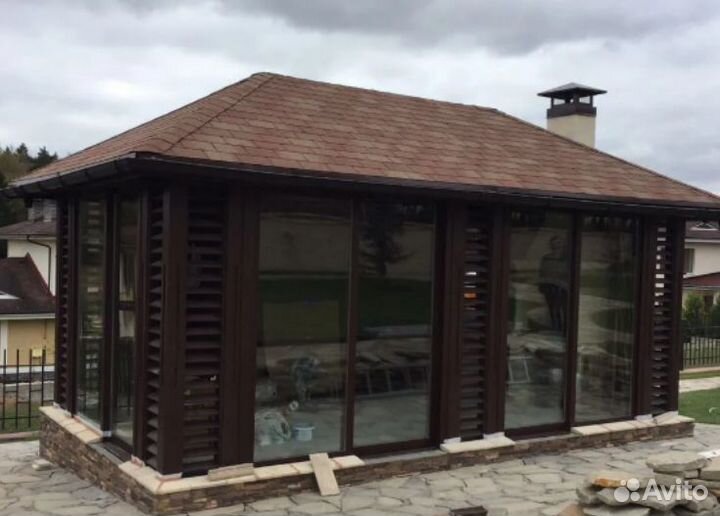 Остекление беседок