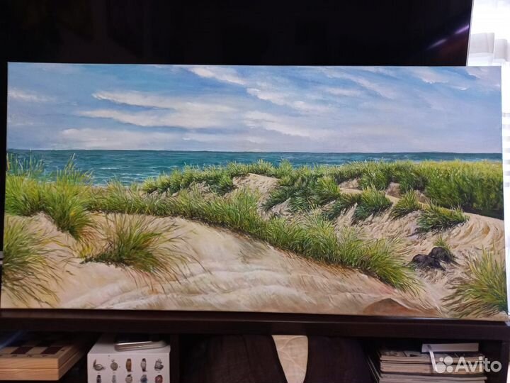 Картина маслом на холсте балтийское море