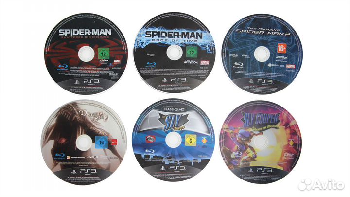 Диски с играми на PS3