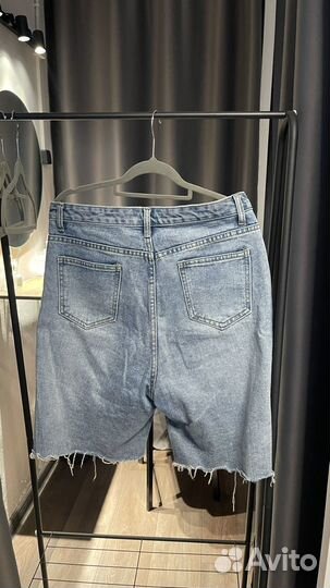 Бермуды джинсовые