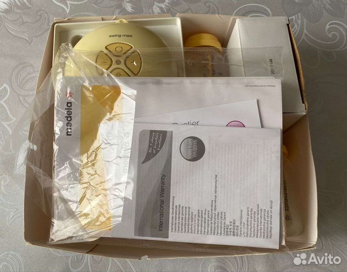 Молокоотсос medela swing flex электрический