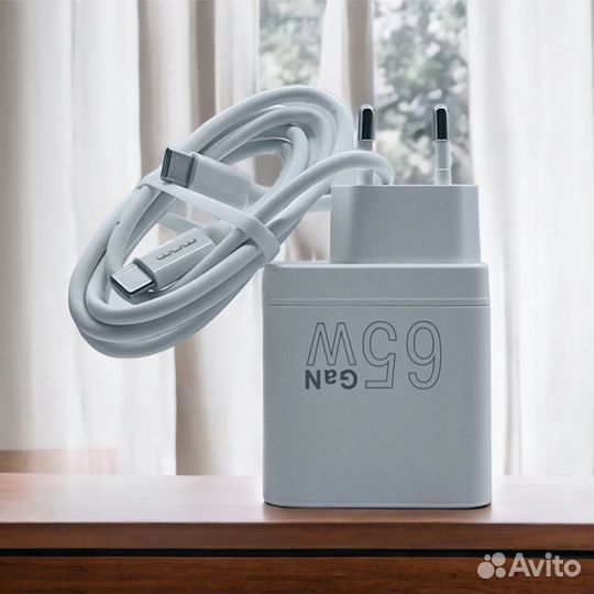 Сзу WUW T69 USB-C PD type-C 64W GaN White