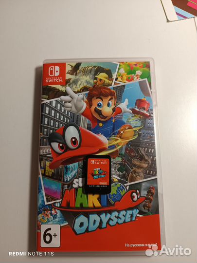 Игра для Nintendo switch super mario odyssey
