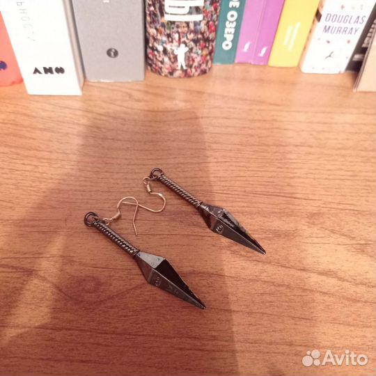 Серьги-кунаи и кошелек Наруто