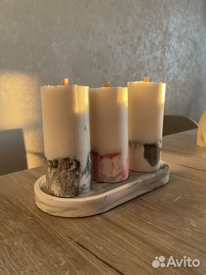 Свечи с деревянным фитилем