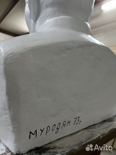 Бюст Ленина гипс