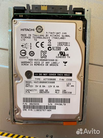 Hitachi huc106060css600 600GB SAS 10k SAS