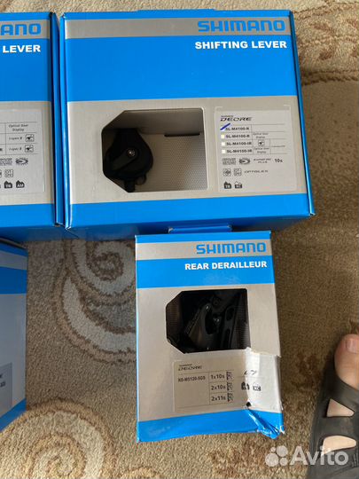 Shimano Перекл и манетки 10-12 скоростные XT, SLX