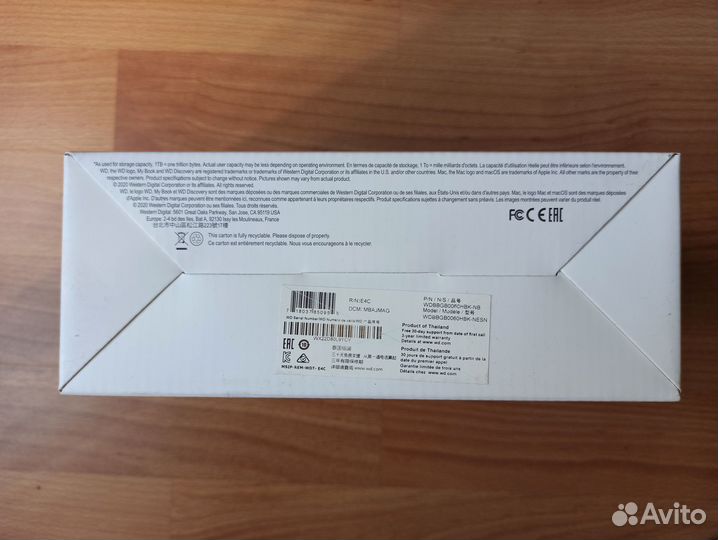 Новый внешний жесткий диск WD 6 Тб