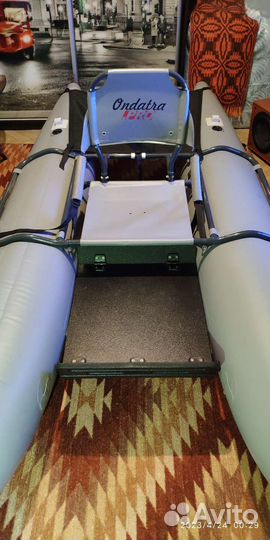 Складной одноместный катамаран