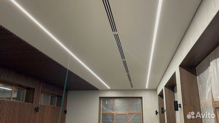 Натяжные потолки установка