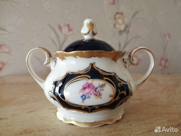 Кофейный сервиз Кобальт гдр