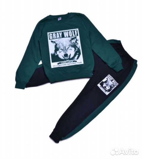 Костюм детский с начесом новый