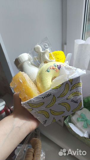 Подарочный набор с бомбочкой для ванн