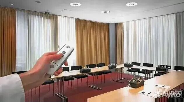 Электрокарниз с пультом управления