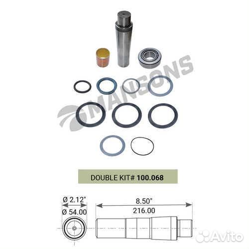 Mansons 10006800 Ремкомплект шкворня Scania