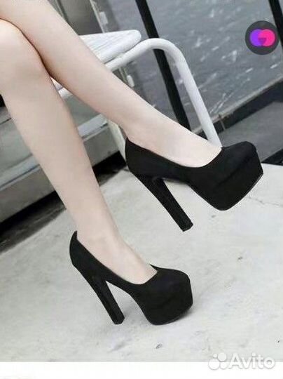 Туфли на платформе, 39 размер, каблук 14см
